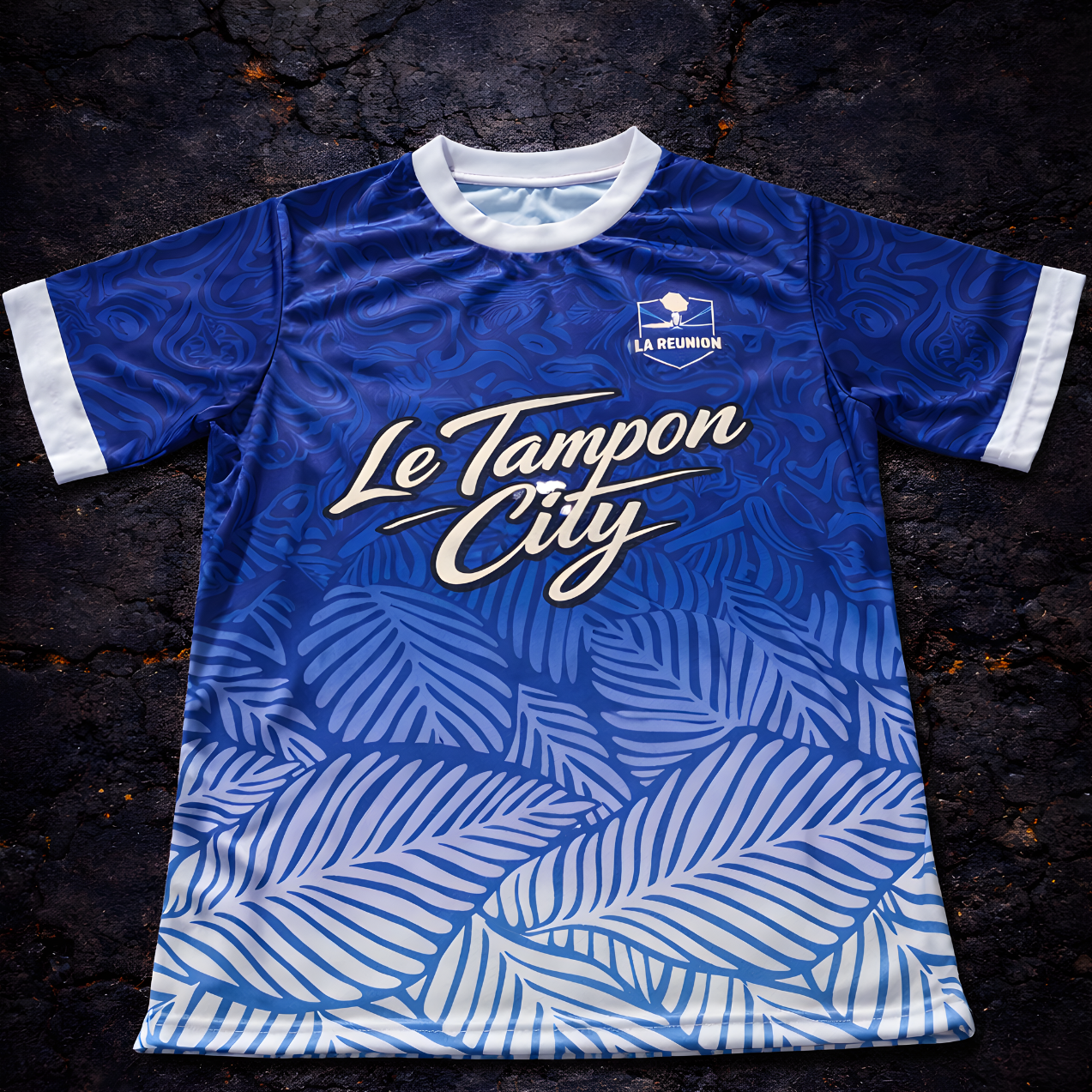Jersey Tampon city 974 Visit Réunion - Vêtement Streetwear Ville Haute