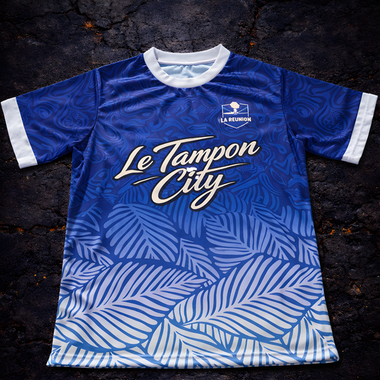 Jersey Tampon city 974 Visit Réunion - Vêtement Streetwear Ville Haute