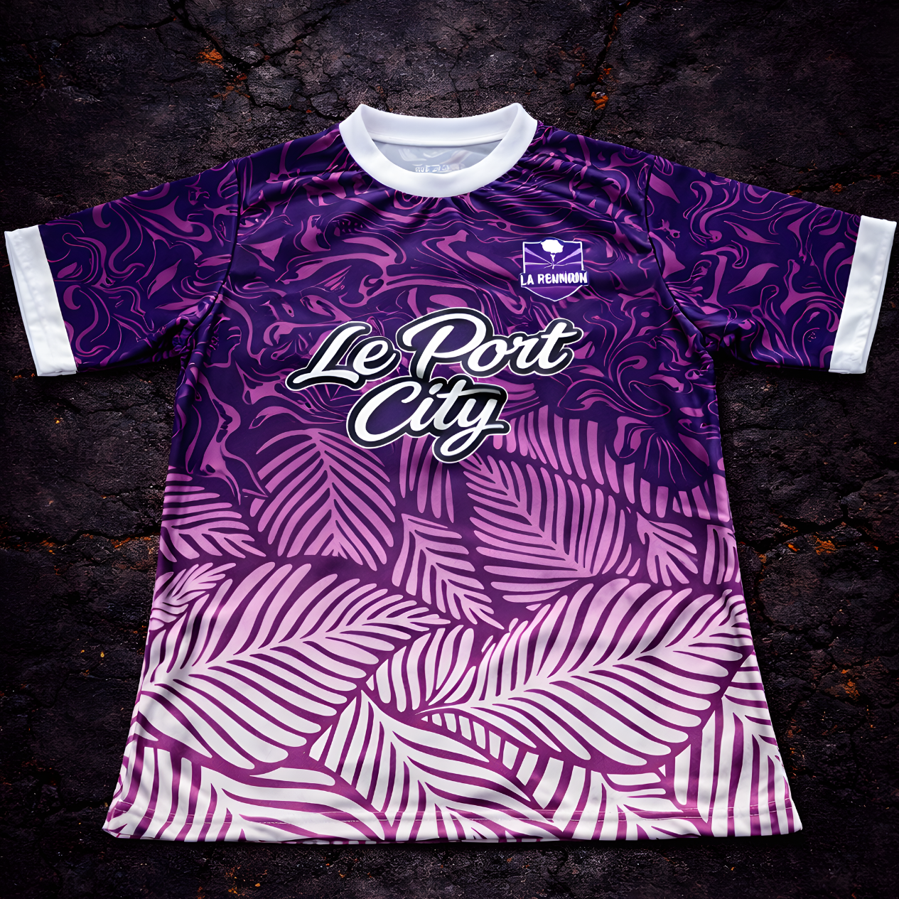 Jersey Le Port city 974 Visit Réunion - Vêtement Streetwear Ville Portuaire