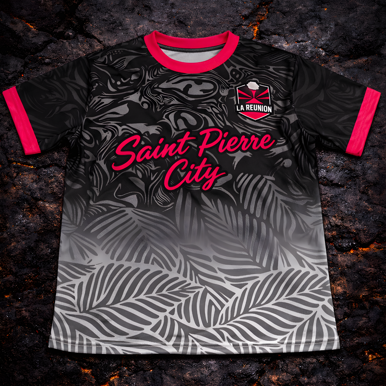 Jersey Saint Pierre city 974 - Vêtement Streetwear Ville Portuaire