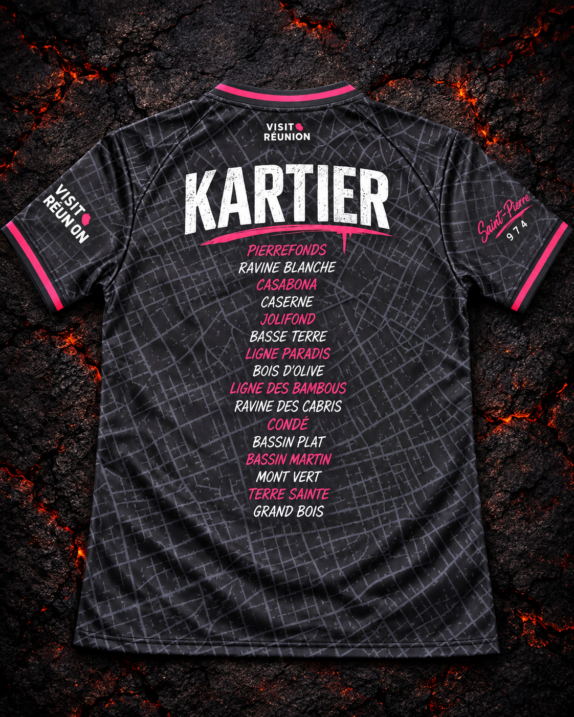 Jersey Kartier Saint-Pierre 974 | Streetwear Réunion