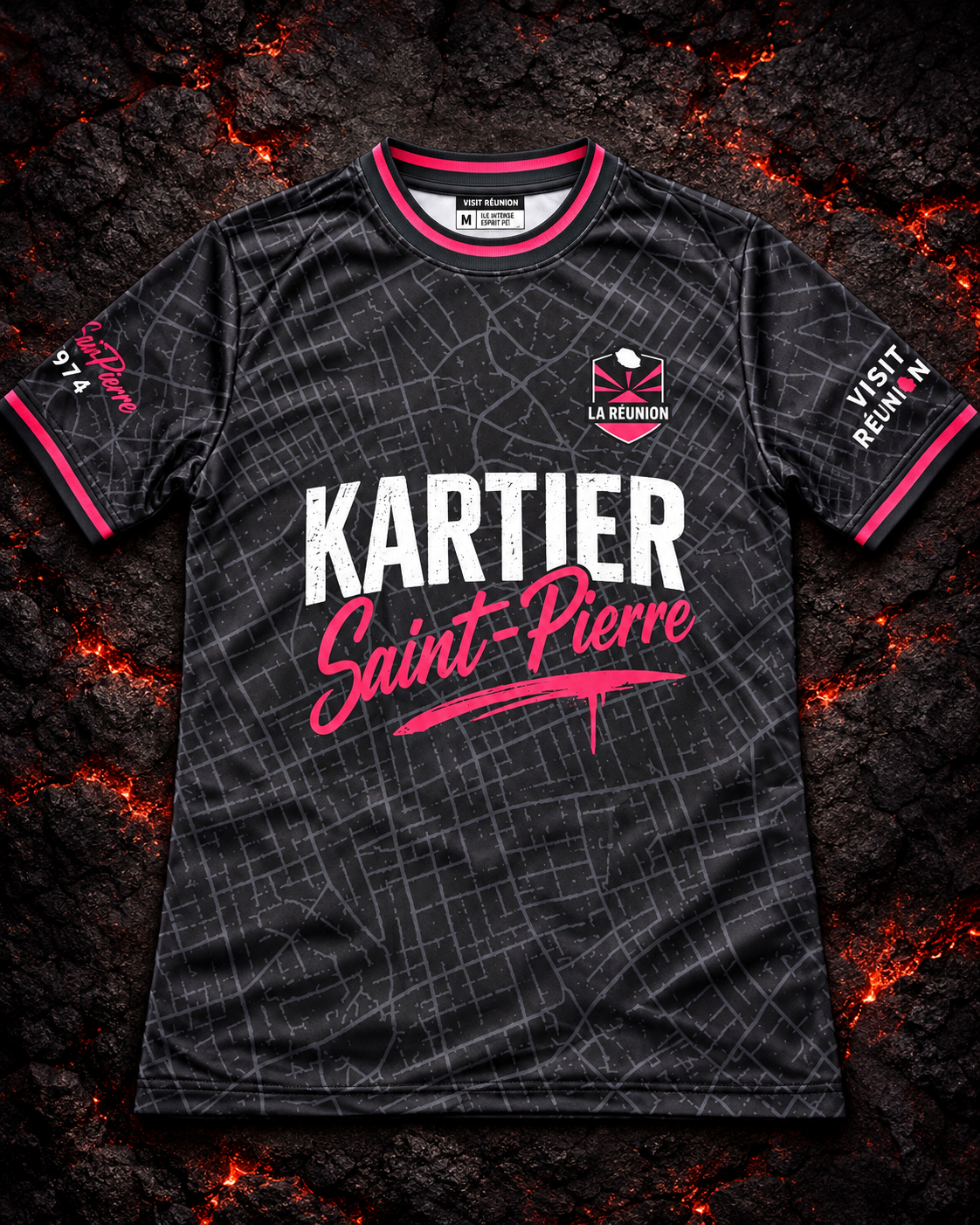 Jersey Kartier Saint-Pierre 974 | Streetwear Réunion