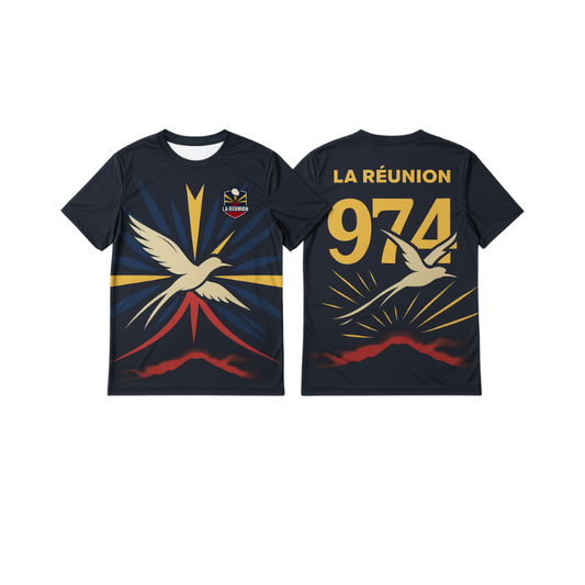 Jersey Réunion 974 Paille en Queue – Maillot La Réunion Édition Limitée