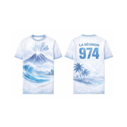 Jersey Ocean Volcano La Réunion 974 - Édition Piton & Vagues