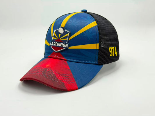Casquette Drapeau La Réunion 974 – Streetwear Péi