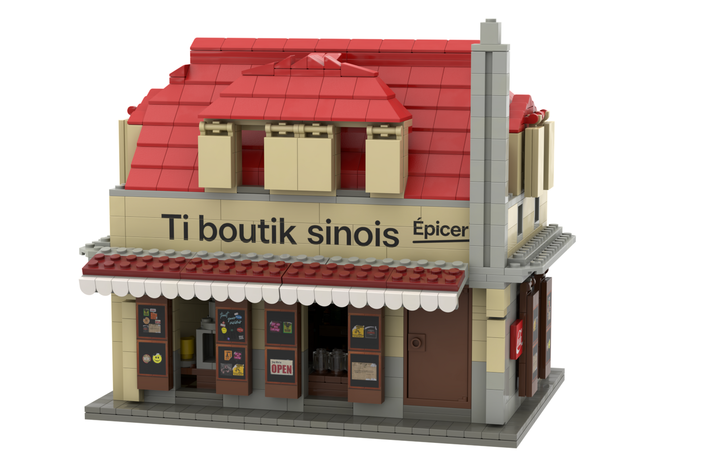Jeu de briques – Ti Boutik Sinois | Collection Patrimoine